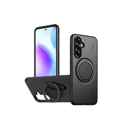 Case MagSafe Forge Ring Samsung Galaxy A37 - Black Case MagSafe Forge Ring Samsung Galaxy A37 - Black