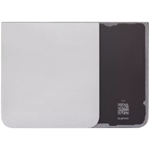Back Cover Glass For Samsung Galaxy Z Flip 6 5G (Aftermarket Plus) (Silver Shadow)